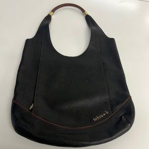 Tehra & b - pebbles leather shoulder bag H13-W15x10.5 shoulder drop. Née Used